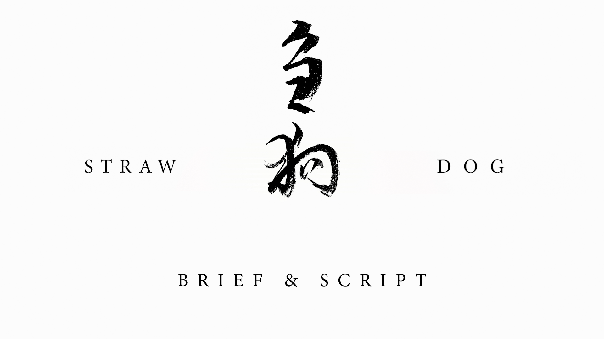 STRAW DOG 刍狗 – Brief & Script